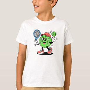 Camiseta Personagem Mascote Bola de Tênis Fofa Esporte Di