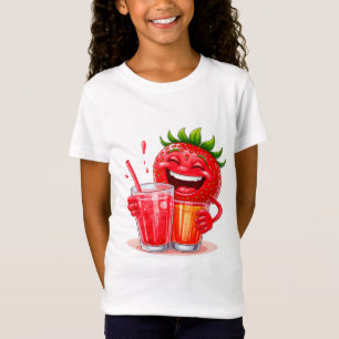 Camiseta Personagem Morango Alegre Desfrutando