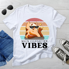 Camiseta Personagem Principal do Livro Engraçado Vibes