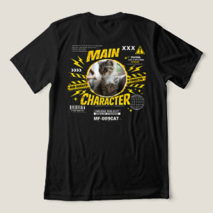 Camiseta Personagem Principal Personalizado Gato Amante Ape