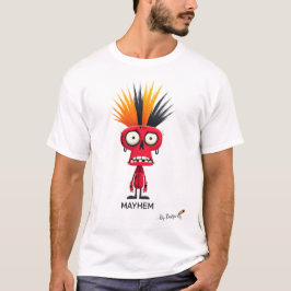 Camiseta Personagem Punk Vermelho | CAOS - Por Design | Neg