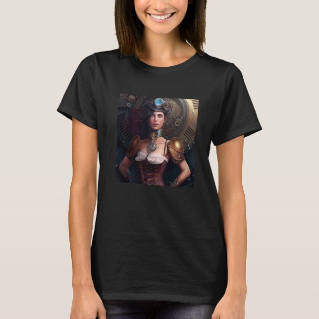 Camiseta Personagem Steampunk Ficção Científica 1 (Frente)