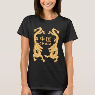 Camiseta Personagens chineses dos Dragões da China