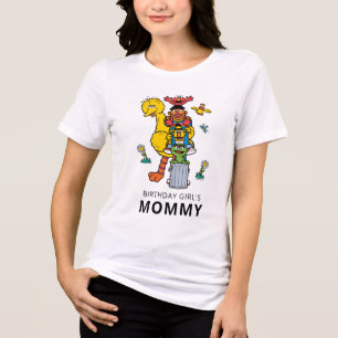 Camiseta Personagens da Rua Sésamo e Placa de Rua de Aniver
