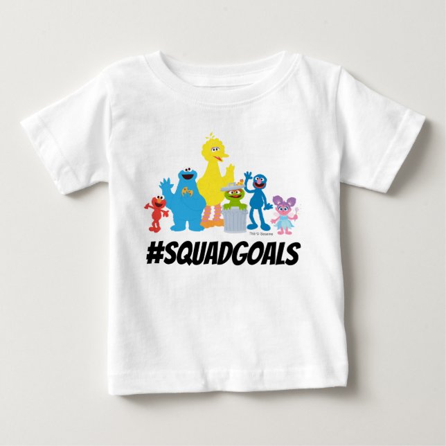 Camiseta Personagens da Vila Sésamo | #SQUADGOALS (Frente)