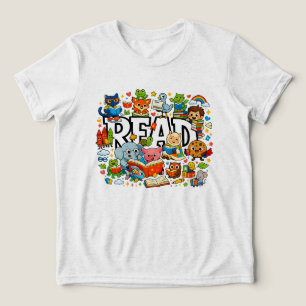 Camiseta Personagens de Animais de Histórias Fofos LEIA Cri