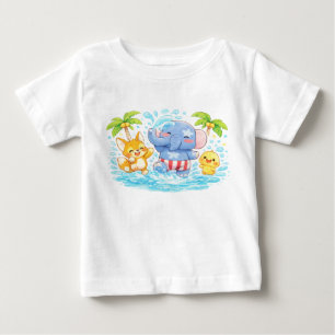 Camiseta Personagens de brinquedo em pastel suave