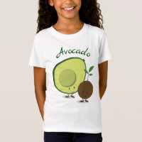 Personagens de desenho animados Avocado de Sorriso