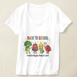 Camiseta Personagens de Legumes Fofos e Divertidos para Vol
