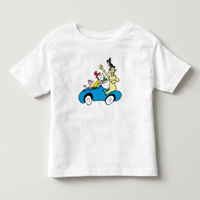 Camiseta Personagens de Ovos Verdes e Presunto do Dr. Seuss (Frente)