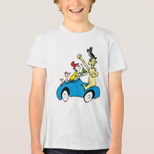 Camiseta Personagens de Ovos Verdes e Presunto do Dr. Seuss
