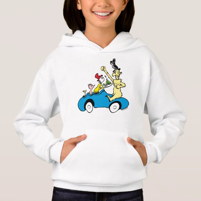 Camiseta Personagens de Ovos Verdes e Presunto do Dr. Seuss (Frente)