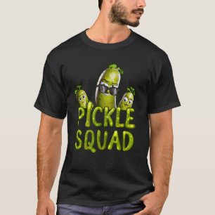 Camiseta Personagens de Pepino Legal do Esquadrão Pickle De