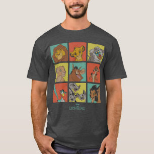 Camiseta Personagens Disney O Rei Leão 90s Grid