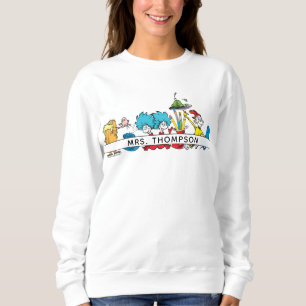 Camiseta Personagens do Dr. Seuss & Nome do Professor