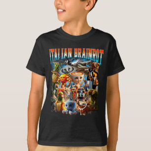 Camiseta Personagens engraçados do Italian Brainrot Meme Te