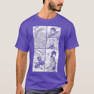 Camiseta Personagens Icônicos de Demon Slayer Arte de Mangá