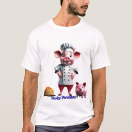 Camiseta Personagens porky personagens porquinos divertidos