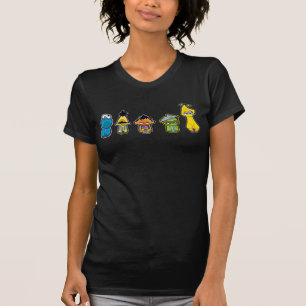 Camiseta Personagens Zumbis do Sesame Street
