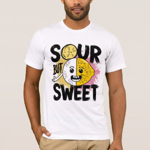 Camiseta Personalidade Azeda Mas Doce e Divertida de Limão