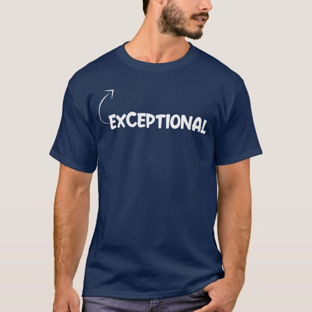 Camiseta Personalidade Característica Excepcionalmente Dive (Frente)