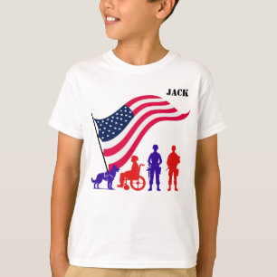 Camiseta Personalidade de Apreciação Militar