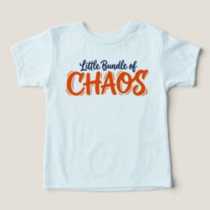 Camiseta Personalidade de Bebê Caos Minúsculo