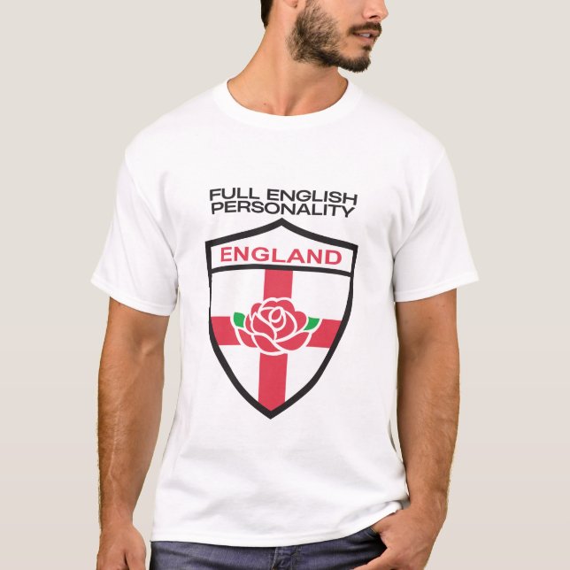 Camiseta Personalidade Inglesa completa (Frente)