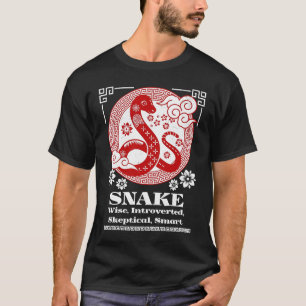 Camiseta Personalidade Zodiaca Cobra chinesa