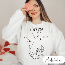 Camiseta Personalised for couples, valentine's day