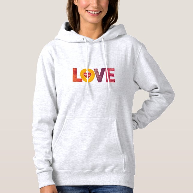 Camiseta Personalizable Valentine's Day Heart Love Women's  (Frente)
