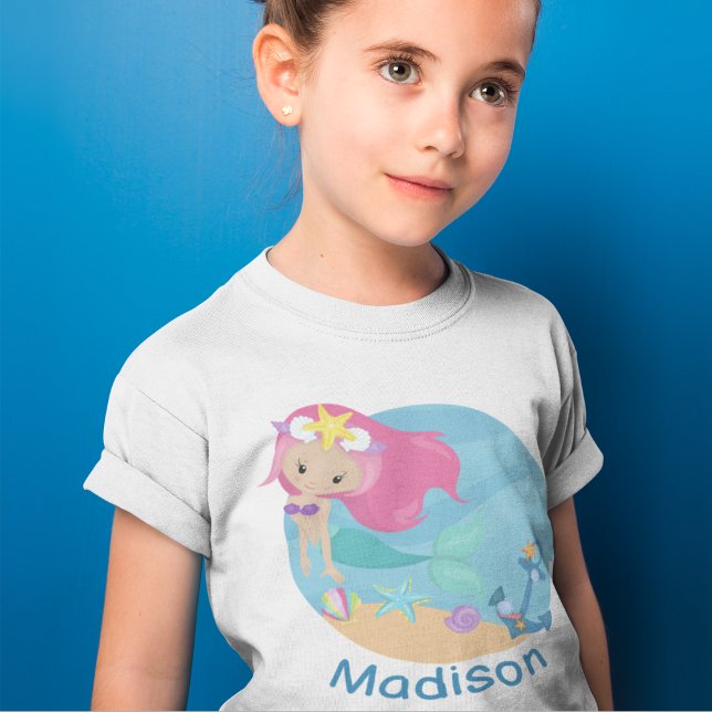 Camiseta Personalização da Festa de aniversário de praia da (Criador carregado)