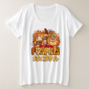 Camiseta Personalização de Outono da Estação de Pumpkin