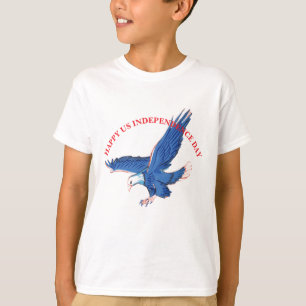 Camiseta Personalização do Dia da Independência da Águia Az