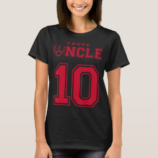 Camiseta Personalização do Tio de Futebol Orgulhoso Número 