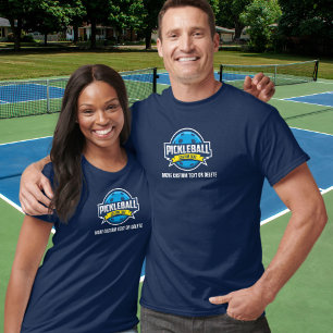 Camiseta Personalização do Torneio de Jogadores do Pickle