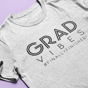 Camiseta Personalização Minimalista do Formando de Graduaçã