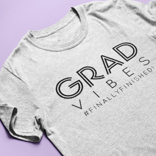 Camiseta Personalização Minimalista do Formando de Graduaçã
