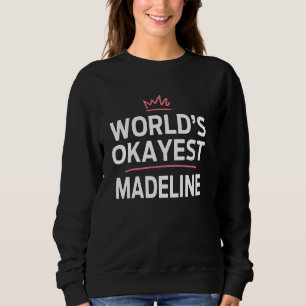 Camiseta Personalização Personalizada MADELINE Engraçada do