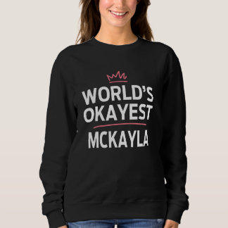 Camiseta Personalização Personalizada MCKAYLA Engraçado do 