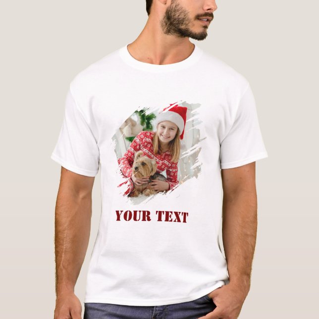 Camiseta Personalizada Adicionar Foto e Texto (Frente)