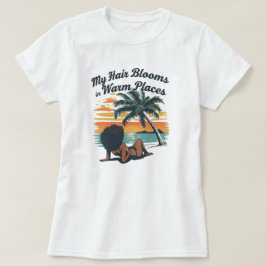 Camiseta Personalizada Afro Verão Cabelo Preto