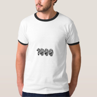 Camiseta Personalizada Ano 1999 Frente - Verso Sím
