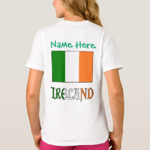 Camiseta Personalizada Bandeira da Irlanda para Me
