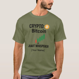 Camiseta Personalizada Bitcoin Chart Whisperer
