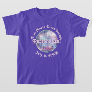 Camiseta Personalizada Bola de Discoteca Retro Rox