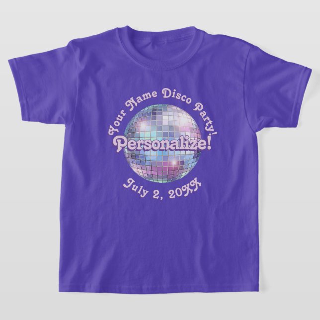 Camiseta Personalizada Bola de Discoteca Retro Rox (Postura )