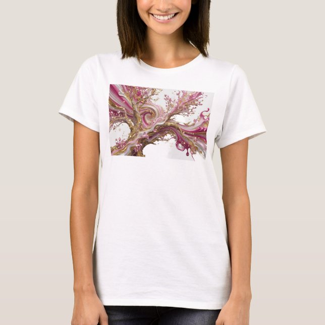 Camiseta Personalizada Bold Gold ABSTRACT ART (Frente)