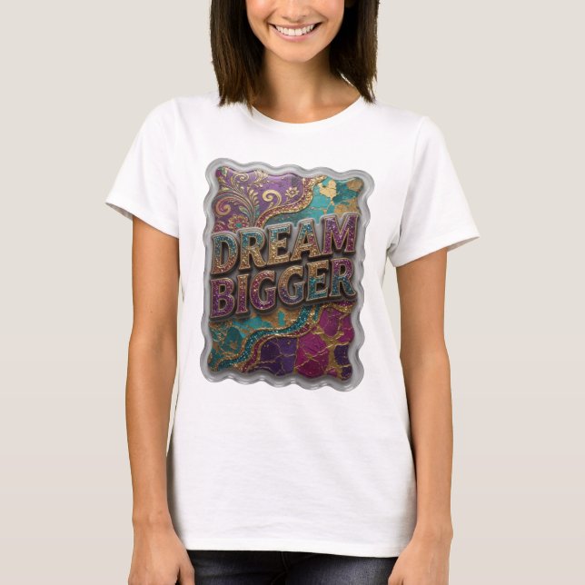 Camiseta Personalizada Bold Gold SONHE MAIS (Frente)