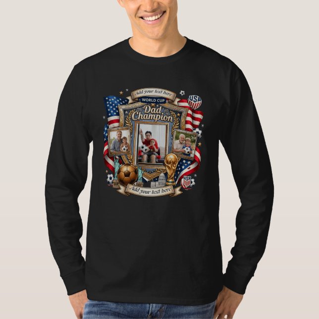 Camiseta Personalizada Campeão Pai (Frente)